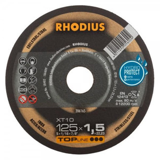 Disque à tronçonner acier / inox - moyeu plat